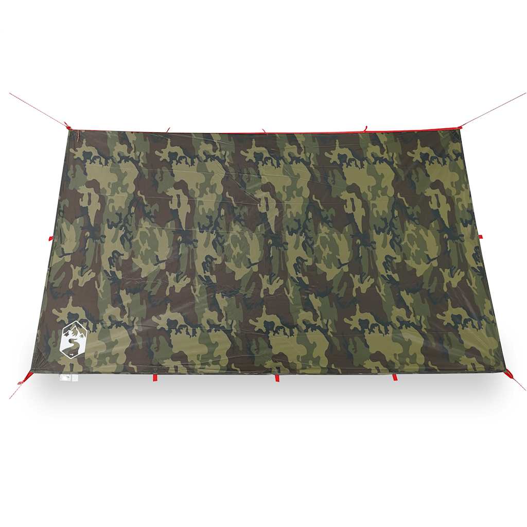 Camping Tarp Camouflage 306x306 cm Waterproof