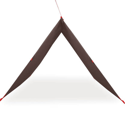 Camping Tarp Brown 366x306 cm Waterproof