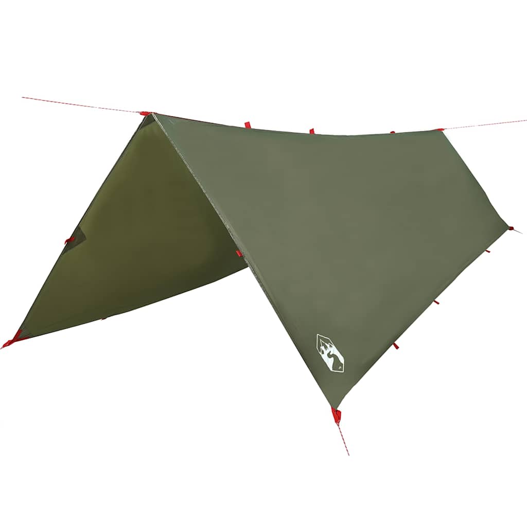 Camping Tarp Olive Green 506x306 cm Waterproof