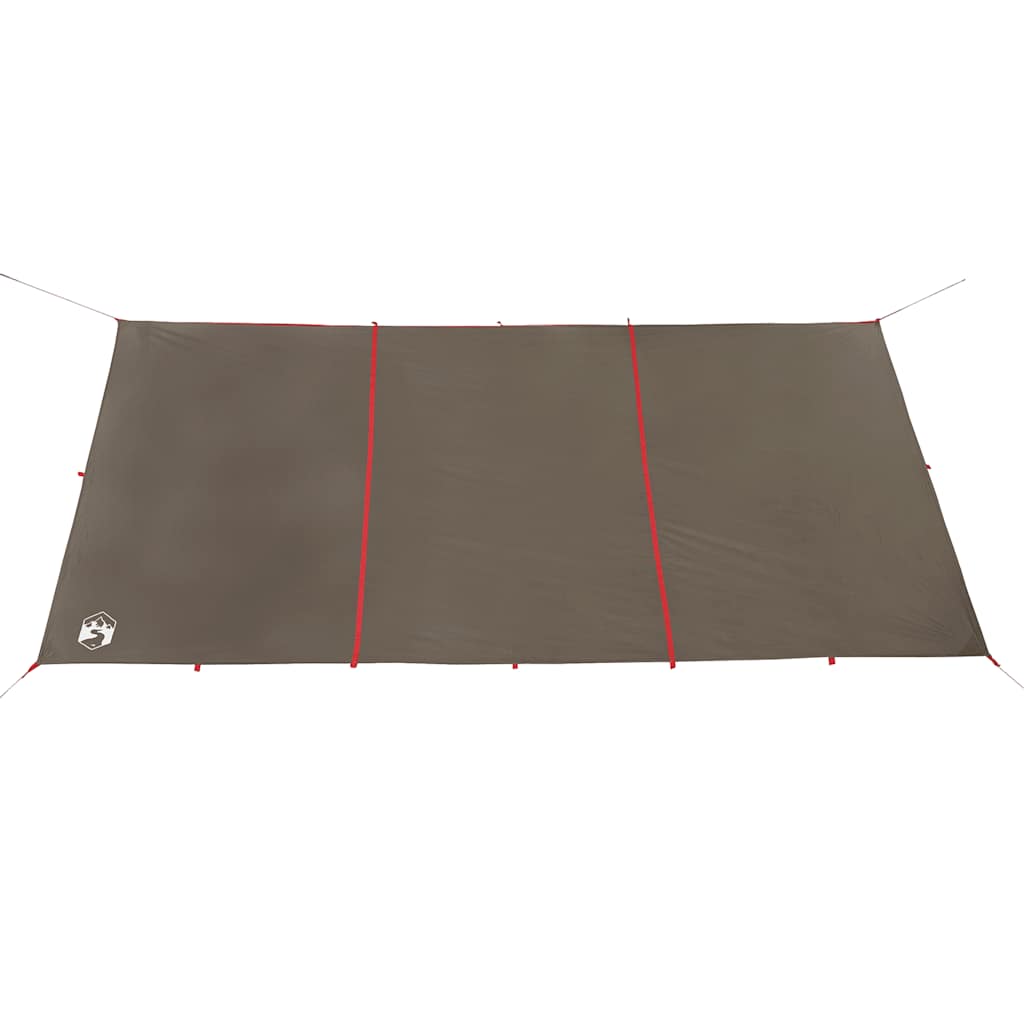 Camping Tarp Brown 451x420 cm Waterproof