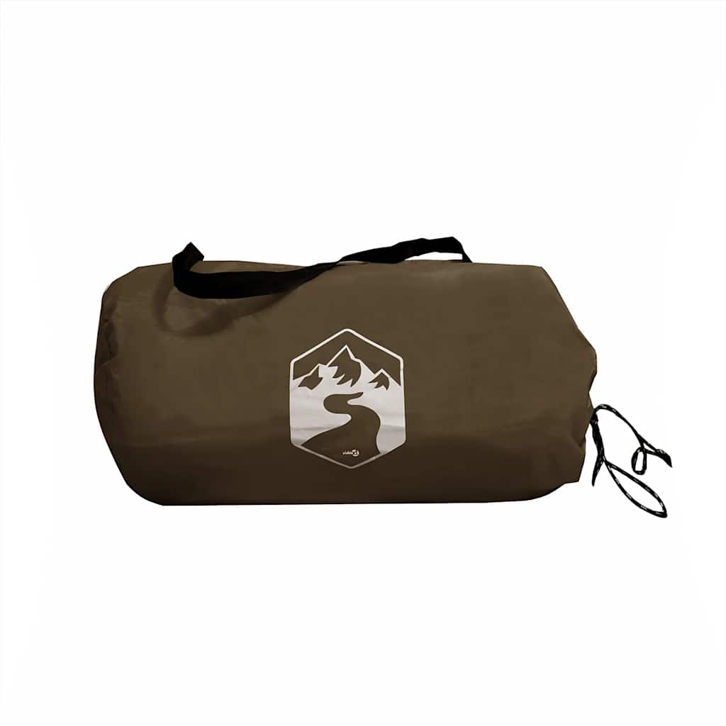 Camping Tarp Brown 462x306x211 cm Waterproof