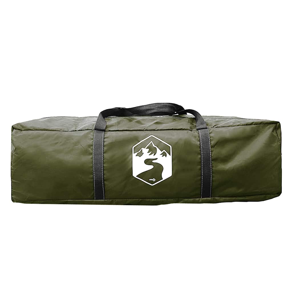 Camping Tent Dome 3-Person Olive Green Waterproof