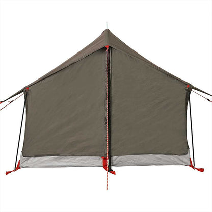 Camping Tent 2-Person Brown Waterproof