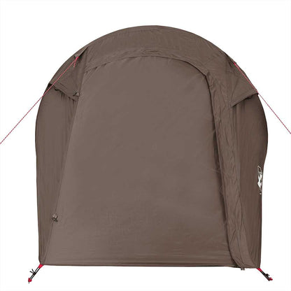 Camping Tent Tunnel 3-Person Brown Waterproof