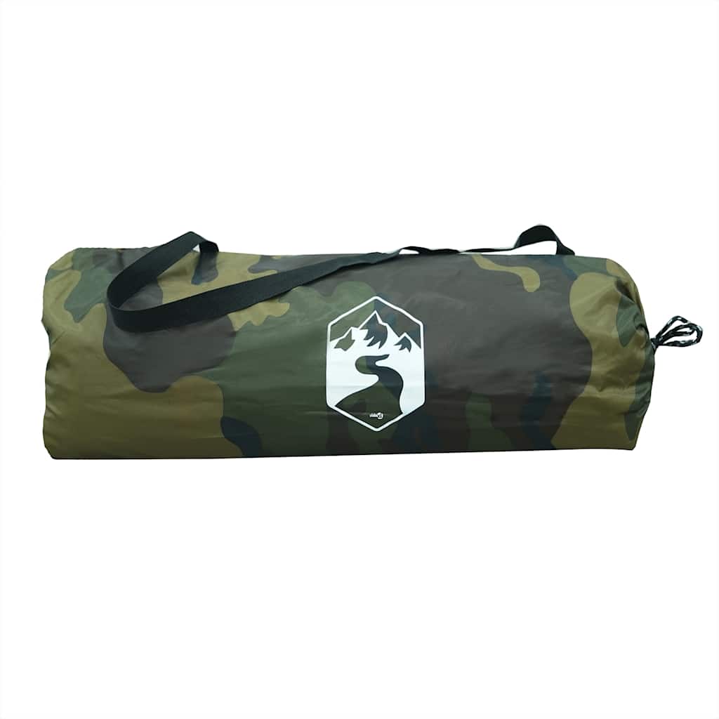 Camping Tent Tunnel 2-Person Camouflage Waterproof