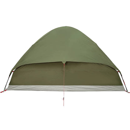Family Tent Dome 6-Person Olive Green Waterproof