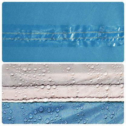 Camping Windbreak Blue 344x120 cm Waterproof