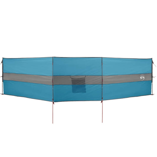 Camping Windbreak Blue 490x123 cm Waterproof