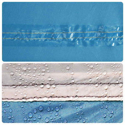 Camping Windbreak Blue 490x123 cm Waterproof