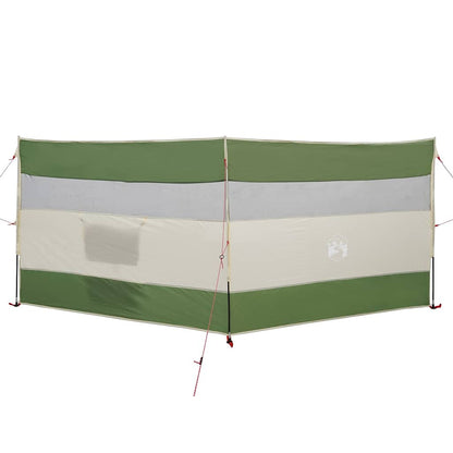 Camping Windbreak Green 340x130 cm Waterproof