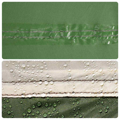 Camping Windbreak Green 340x130 cm Waterproof