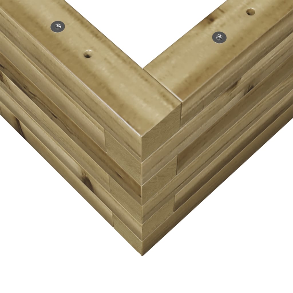 Garden Planter 90x60x23 cm Impregnated Wood Pine
