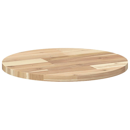 Table Top Round Ø40x2 cm Solid Wood Acacia