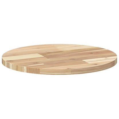 Table Top Round Ø40x2 cm Solid Wood Acacia