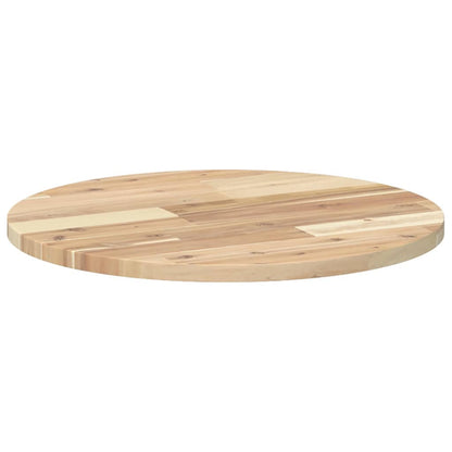 Table Top Round Ø50x2 cm Solid Wood Acacia