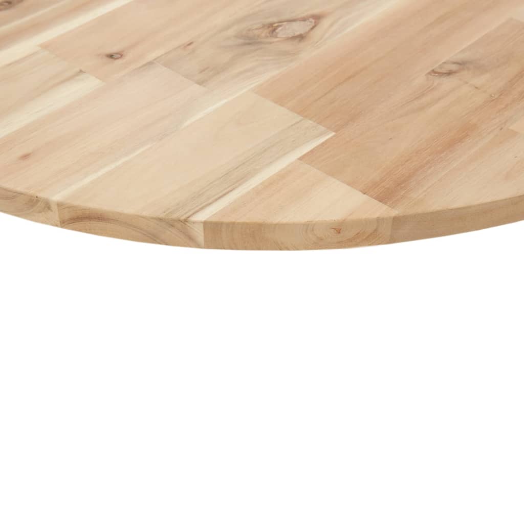 Table Top Round Ø60x2 cm Solid Wood Acacia