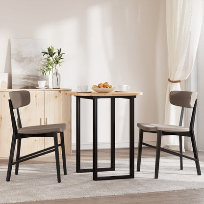 Table Top Round Ø70x2 cm Solid Wood Acacia
