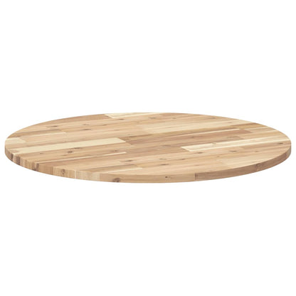 Table Top Round Ø70x2 cm Solid Wood Acacia