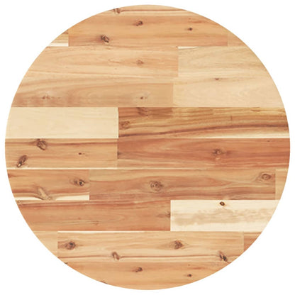 Table Top Round Ø50x2 cm Solid Wood Acacia