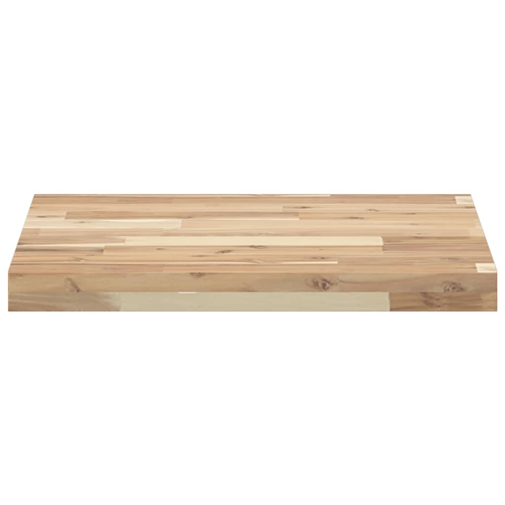 Table Top Square 50x50x4 cm Solid Wood Acacia