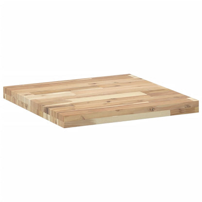 Table Top Square 50x50x4 cm Solid Wood Acacia