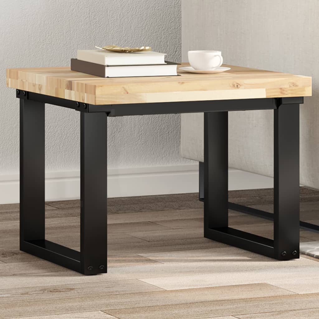 Table Top Square 50x50x4 cm Solid Wood Acacia