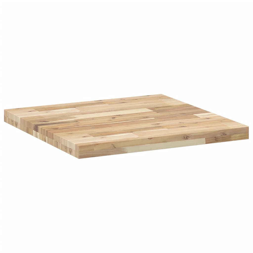 Table Top Square 60x60x4 cm Solid Wood Acacia