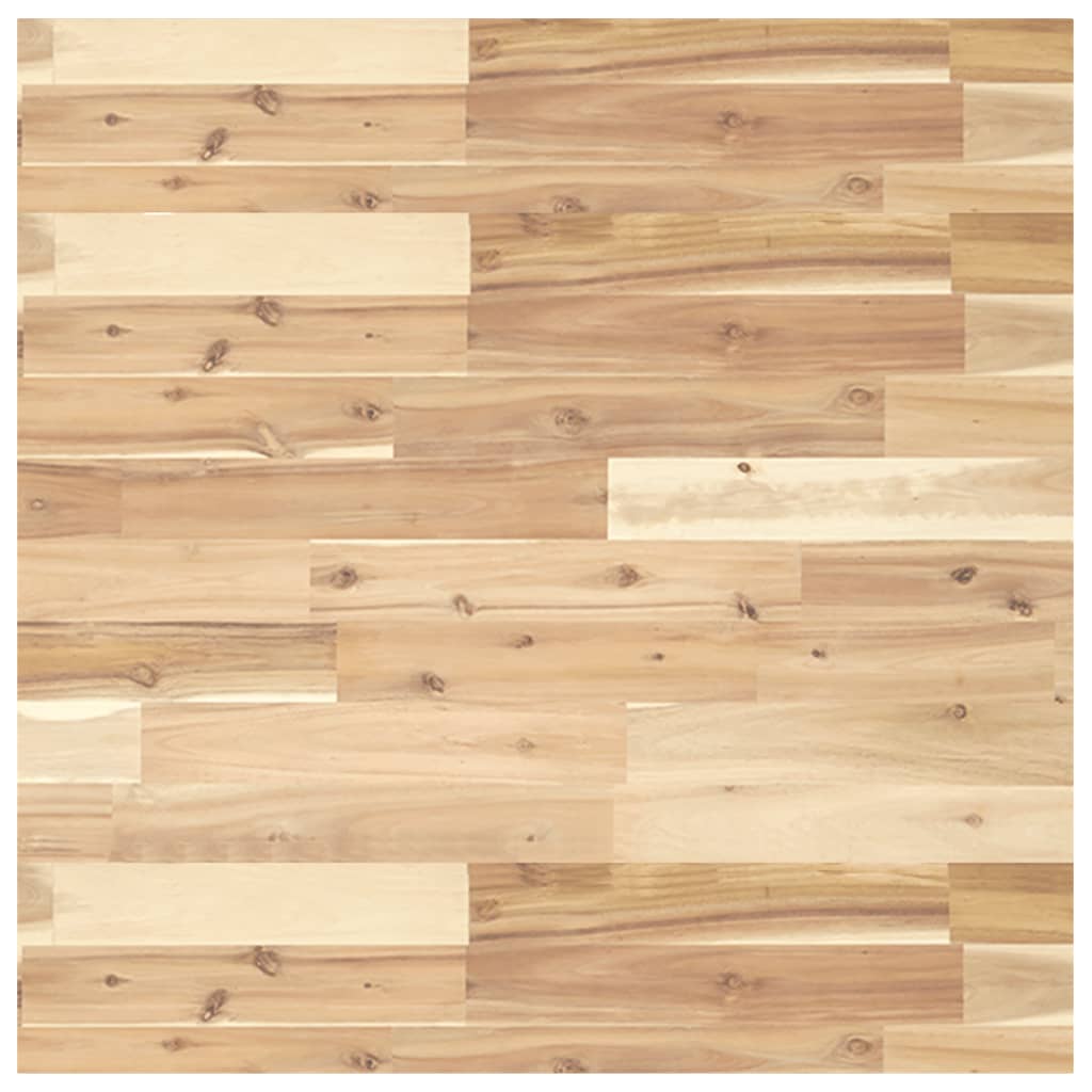 Table Top Square 70x70x4 cm Solid Wood Acacia