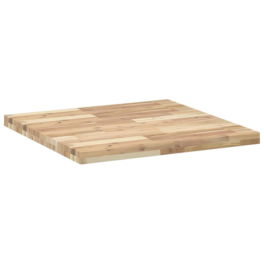 Table Top Square 70x70x4 cm Solid Wood Acacia