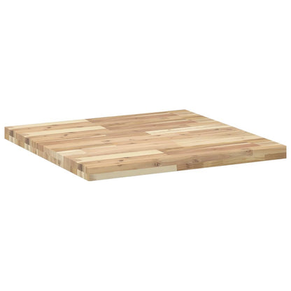 Table Top Square 70x70x4 cm Solid Wood Acacia
