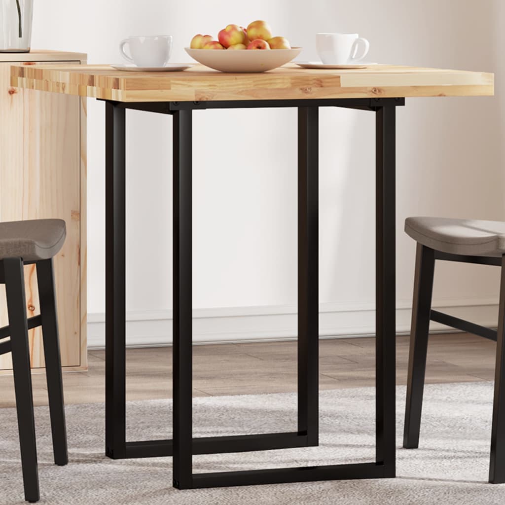 Table Top Square 70x70x4 cm Solid Wood Acacia
