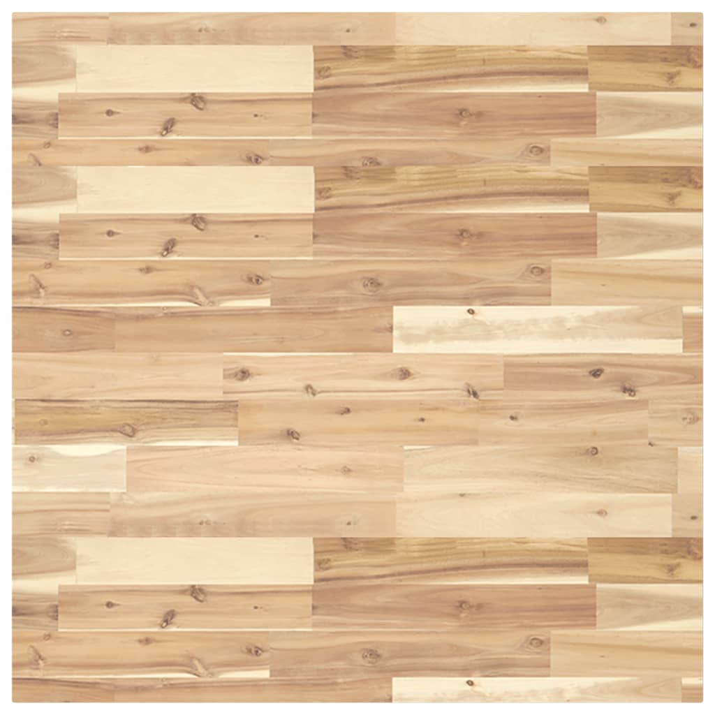 Table Top Square 80x80x4 cm Solid Wood Acacia