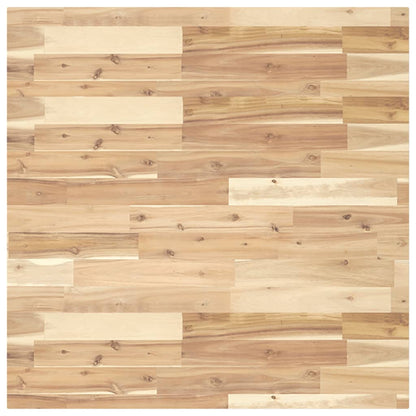 Table Top Square 80x80x4 cm Solid Wood Acacia