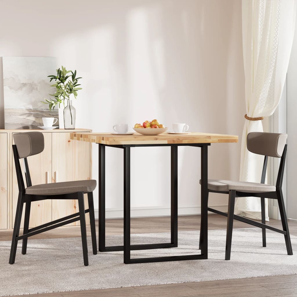 Table Top Square 80x80x4 cm Solid Wood Acacia