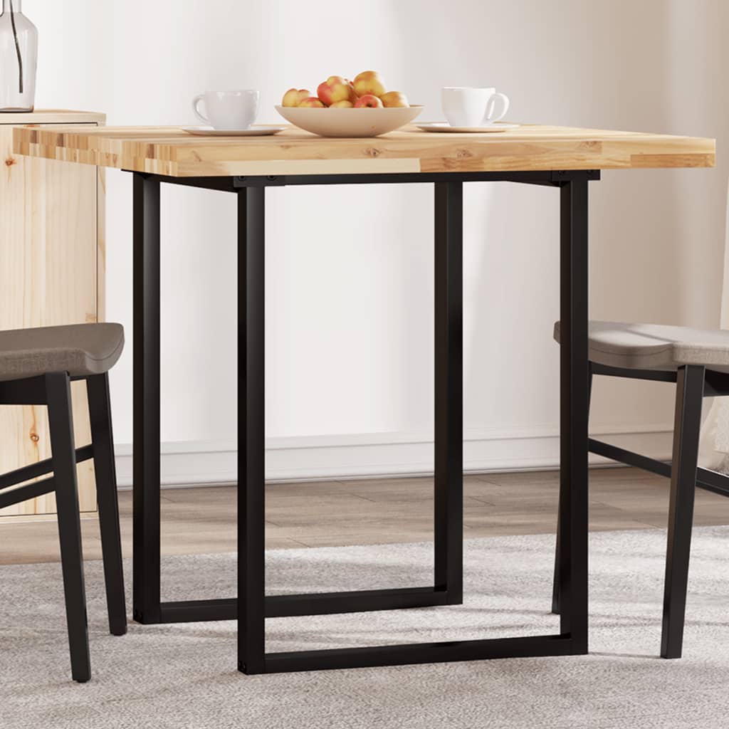 Table Top Square 80x80x4 cm Solid Wood Acacia