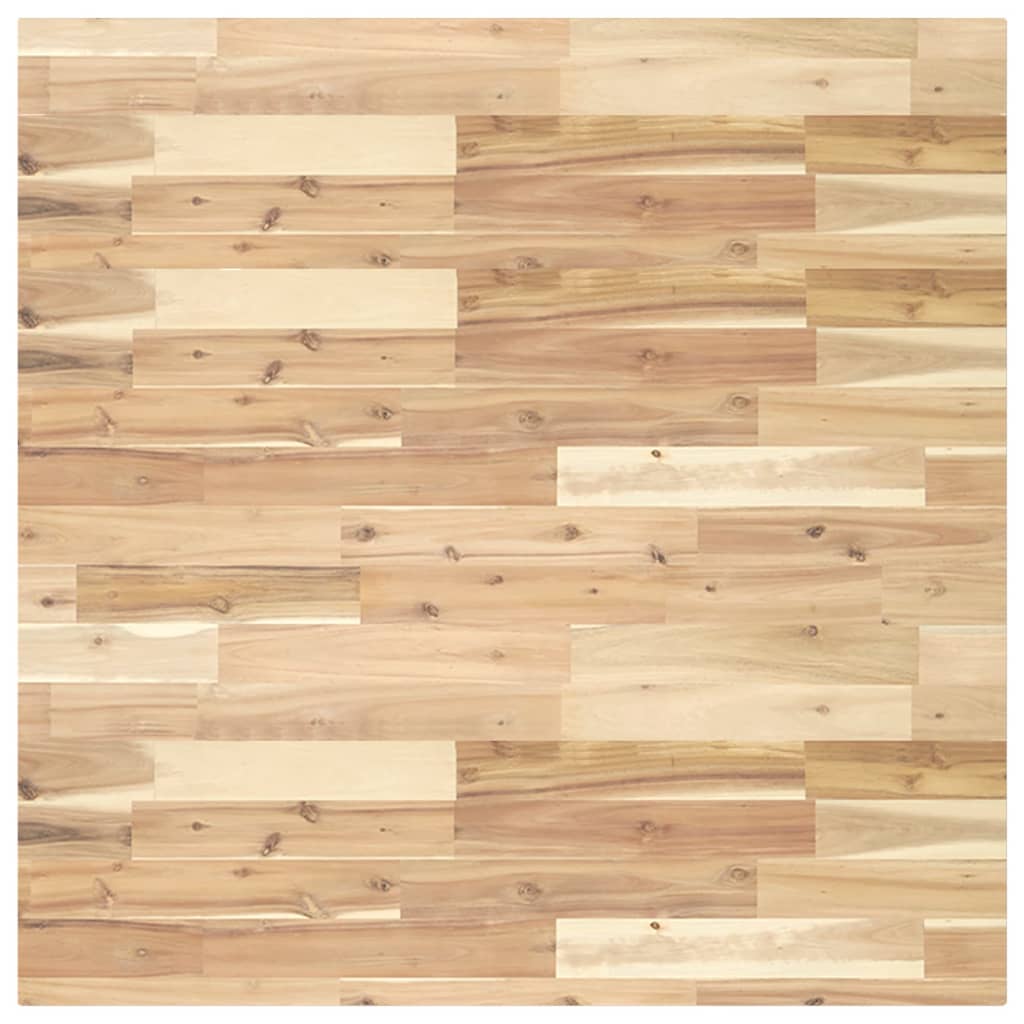 Table Top Square 90x90x4 cm Solid Wood Acacia