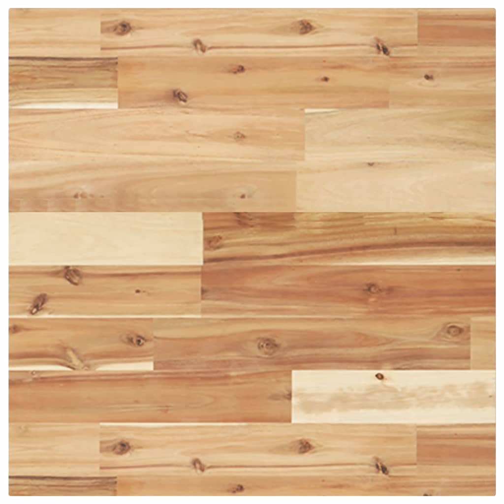 Table Top Square 50x50x2 cm Solid Wood Acacia