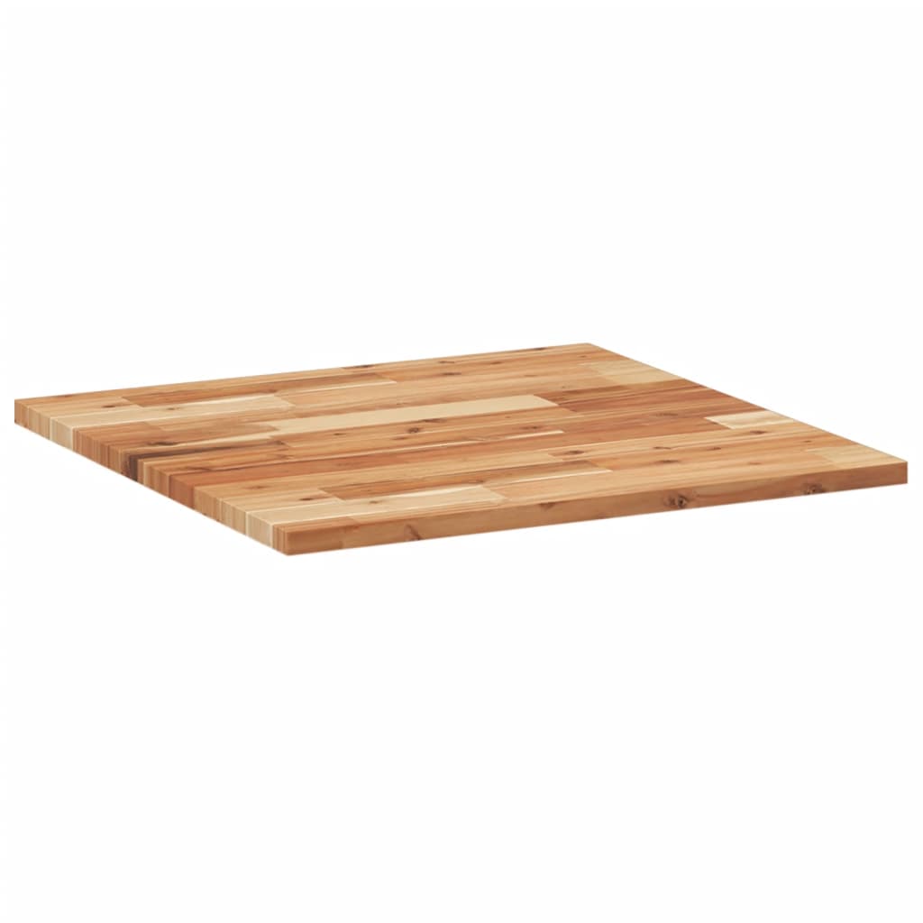Table Top Square 60x60x2 cm Solid Wood Acacia