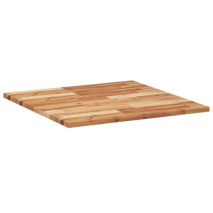 Table Top Square 70x70x2 cm Solid Wood Acacia