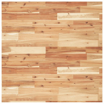 Table Top Square 90x90x2 cm Solid Wood Acacia