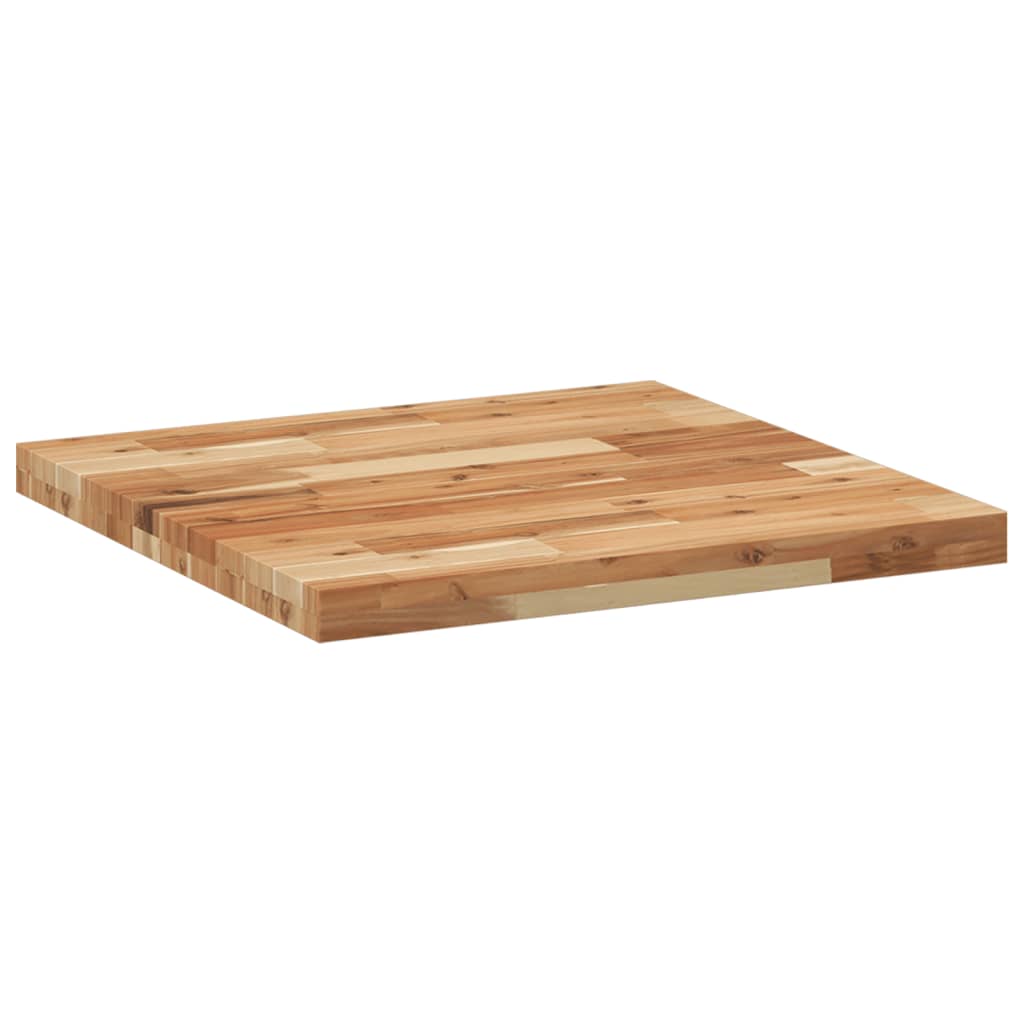 Table Top Square 60x60x4 cm Solid Wood Acacia