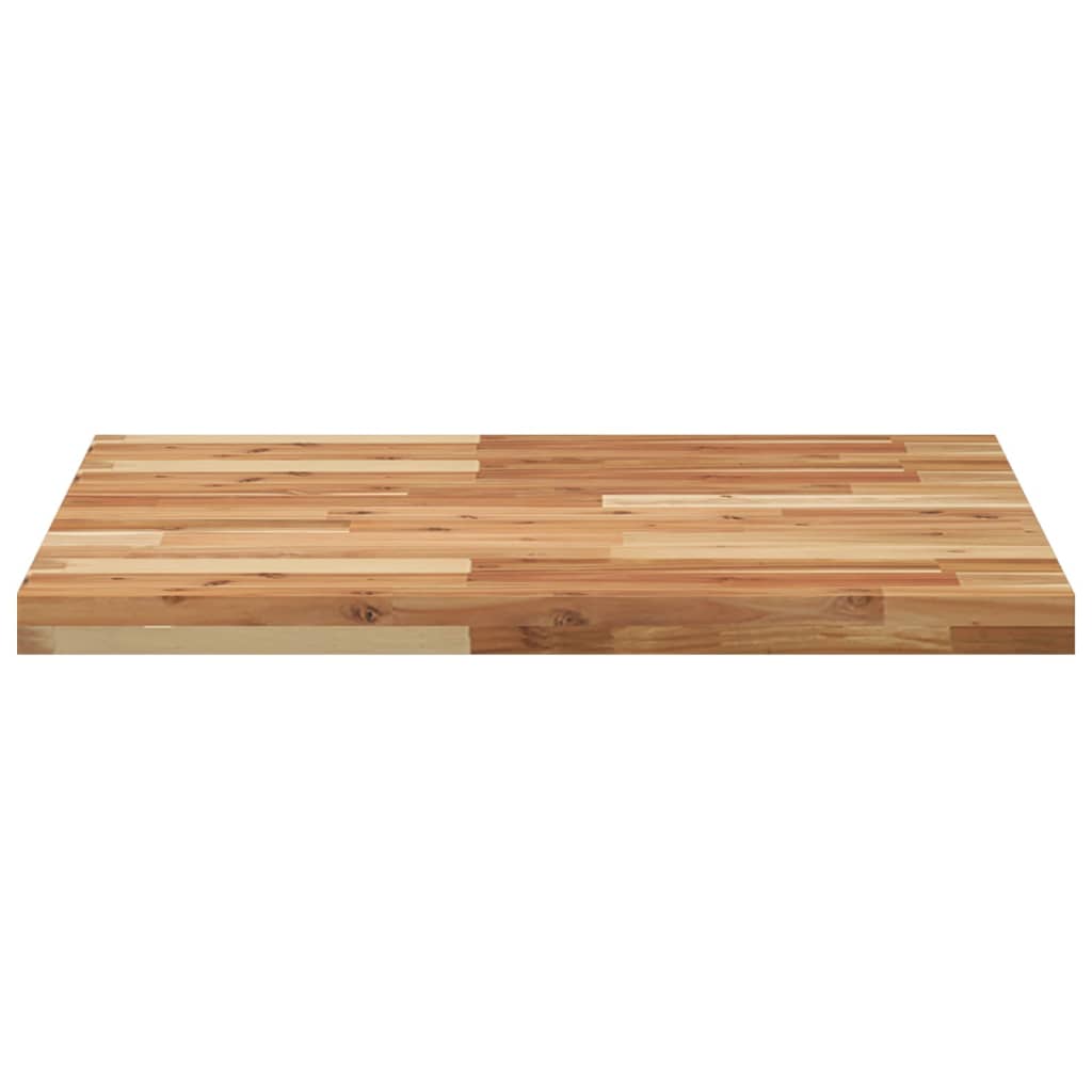 Table Top Square 70x70x4 cm Solid Wood Acacia