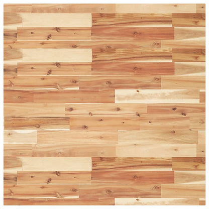 Table Top Square 80x80x4 cm Solid Wood Acacia
