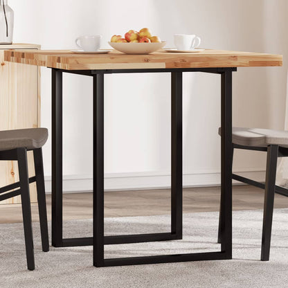 Table Top Square 80x80x4 cm Solid Wood Acacia