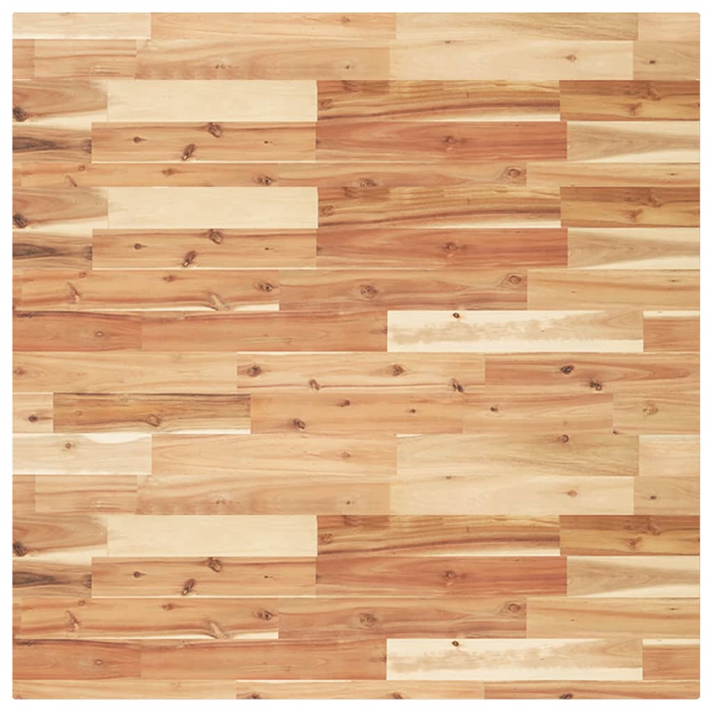 Table Top Square 90x90x4 cm Solid Wood Acacia
