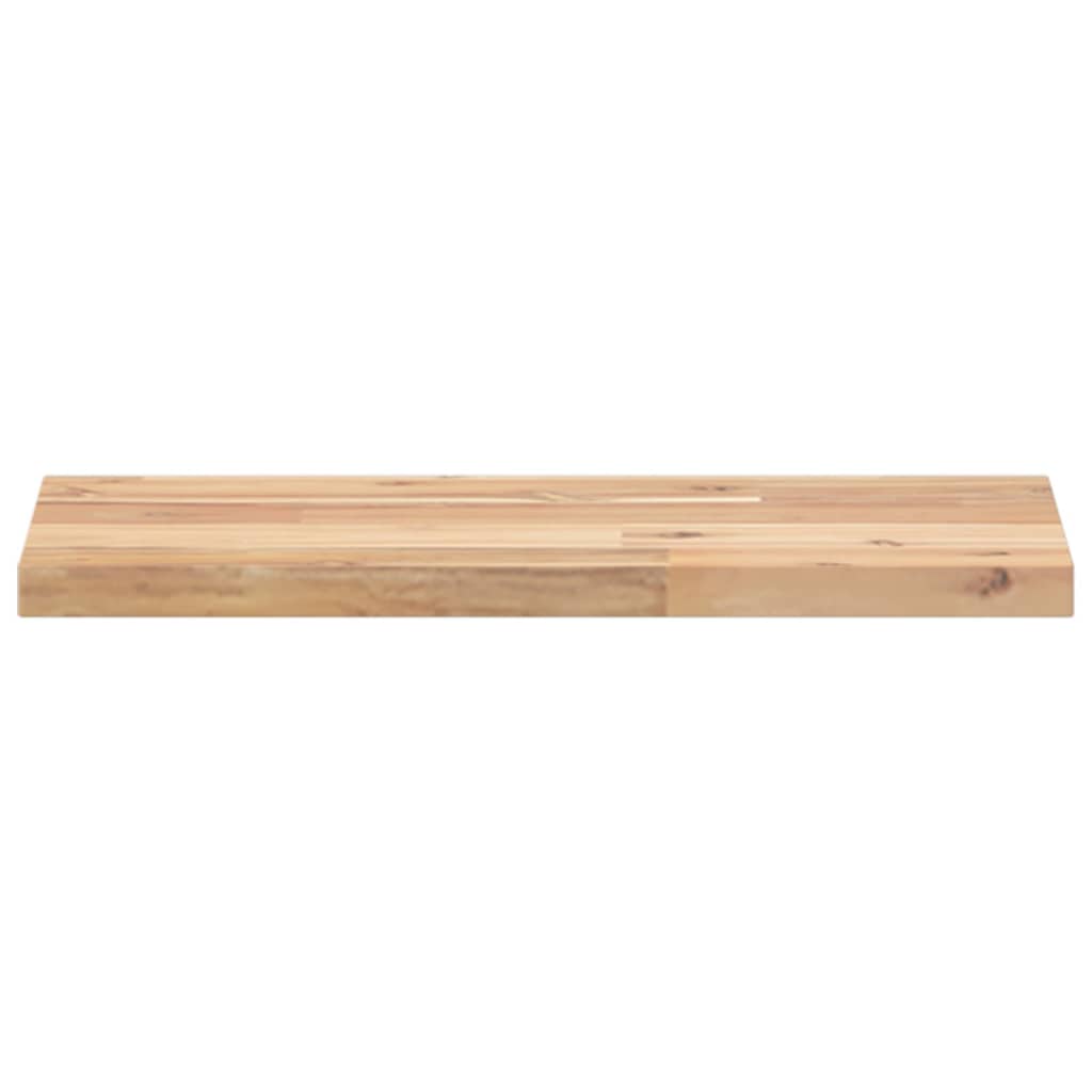 Table Top 60x20x2 cm Rectangular Solid Wood Acacia