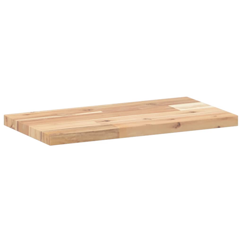 Table Top 60x20x2 cm Rectangular Solid Wood Acacia