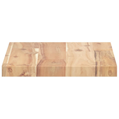 Table Top 60x20x2 cm Rectangular Solid Wood Acacia