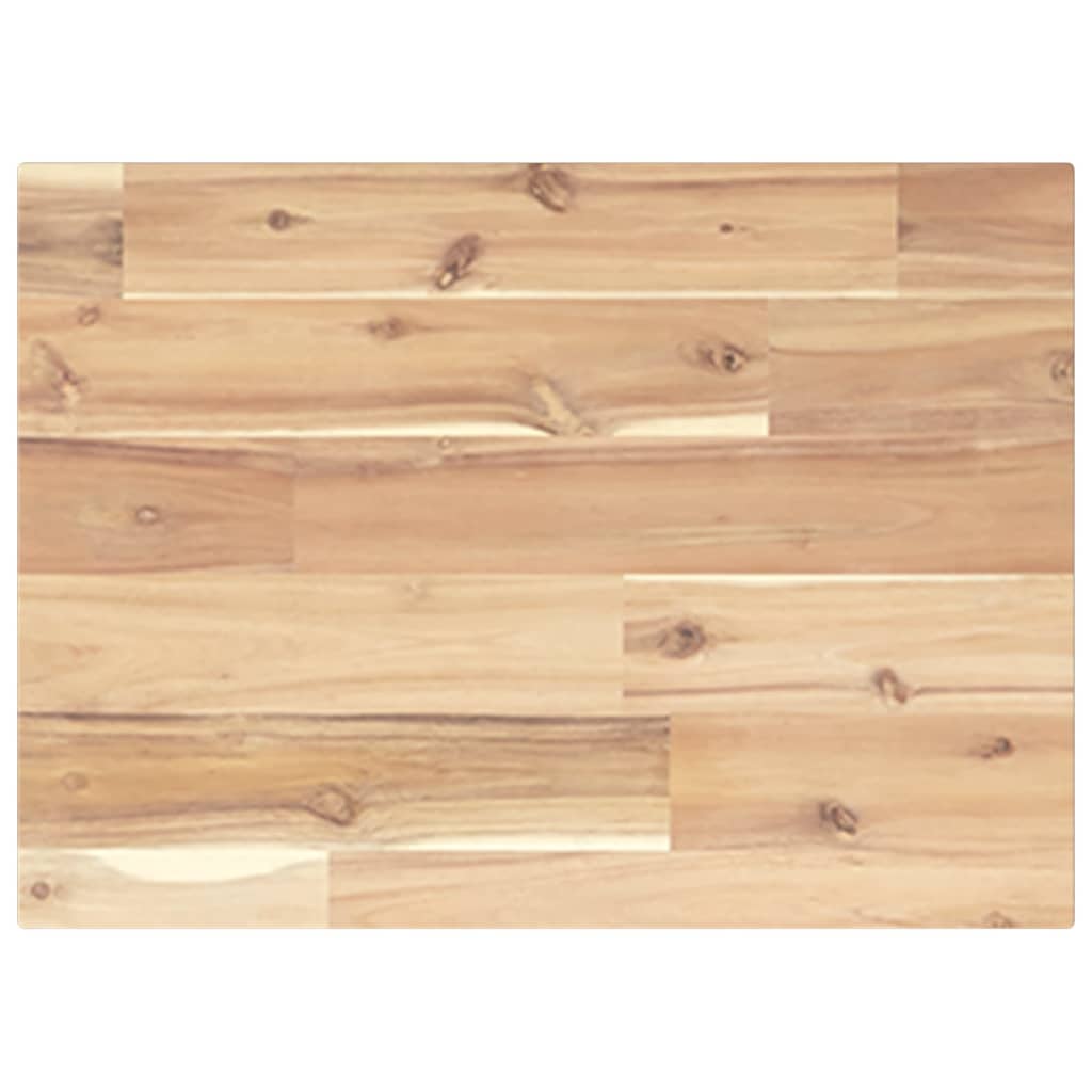Table Top 60x30x2 cm Rectangular Solid Wood Acacia