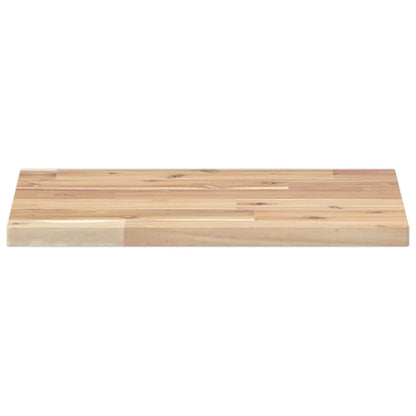 Table Top 60x30x2 cm Rectangular Solid Wood Acacia